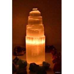 Lampa z selenitu 25 cm - Sklep Shamballa