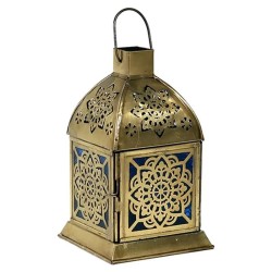 Lampion złoty ze wzorem mandali - Sklep ze świecami Shamballa