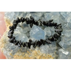 Bransoletka czarny onyks - kruszona - Kamienie naturalne - Sklep Shamballa