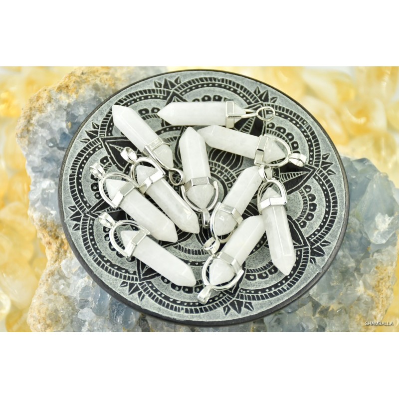 Wisiorek z białego jadeitu - Kamienie naturalne - Sklep Shamballa