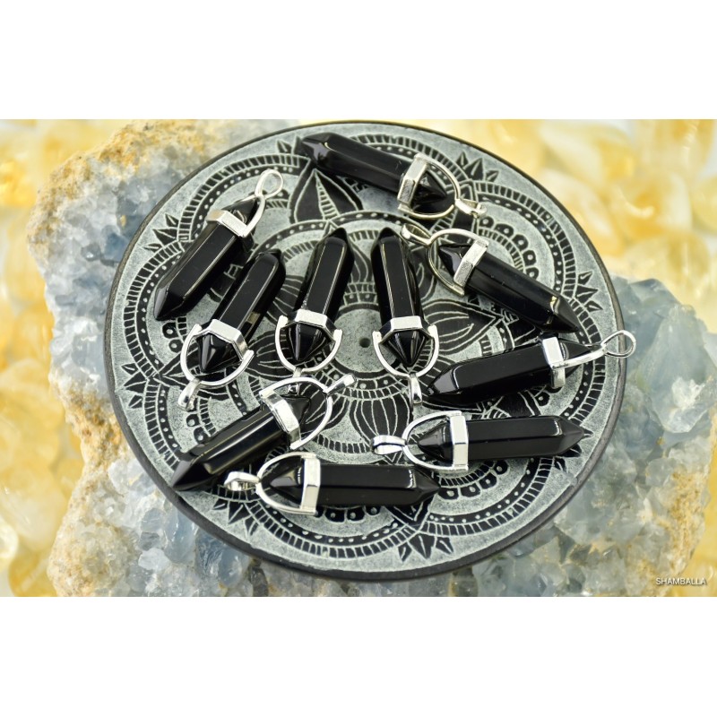 Wisiorek czarny onyks - Kamienie naturalne - Sklep Shamballa