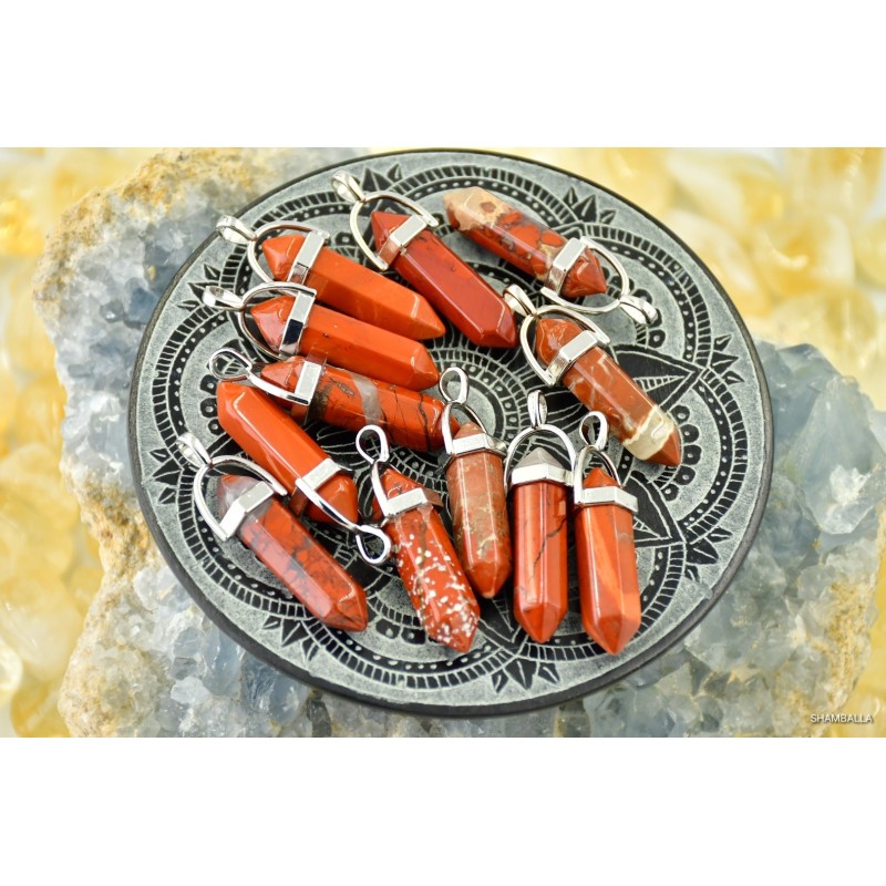 Wisiorek jaspis czerwony - Kamienie naturalne - Sklep Shamballa