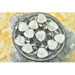 Wisiorek kryształ górski w kształcie serduszka - Kamienie naturalne - Sklep Shamballa