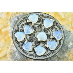 Wisiorek z opalitu w kształcie serduszka - Kamienie naturalne - Sklep Shamballa