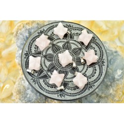Wisiorek merkaba Kwarc różowy - Kamienie naturalne - Sklep Shamballa