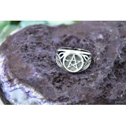 Pierścień Pentagram srebro - Sklep Shamballa