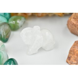 Słoń kryształ górski - Kamienie naturalne - Sklep Shamballa