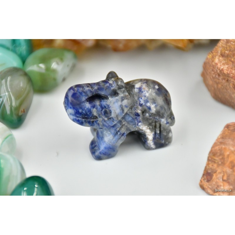Słoń sodalit - Kamienie naturalne - Sklep Shamballa