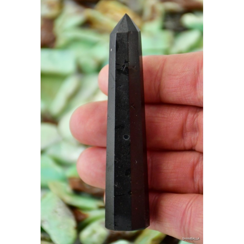 Czarny turmalin obelisk 38 g - Kamienie naturalne - Sklep Shamballa