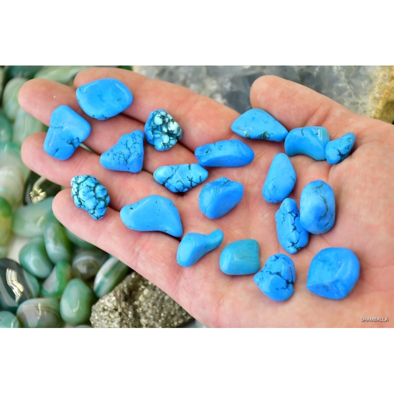 Howlit Niebieski szlifowany 2 - 7 g - Kamienie naturalne - Sklep Shamballa
