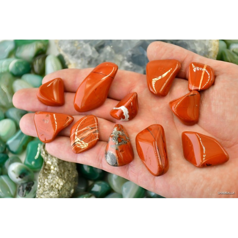 Jaspis Czerwony szlifowany 5 - 14 g - Kamienie naturalne - Sklep Shamballa