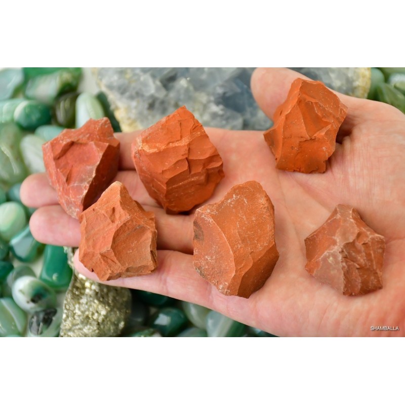 Jaspis czerwony surowy 15 - 35 g - Kamienie naturalne - Sklep Shamballa
