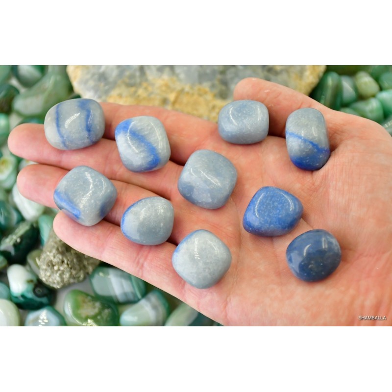 Awenturyn niebieski szlifowany 7 - 20 g - Kamienie naturalne - Sklep Shamballa