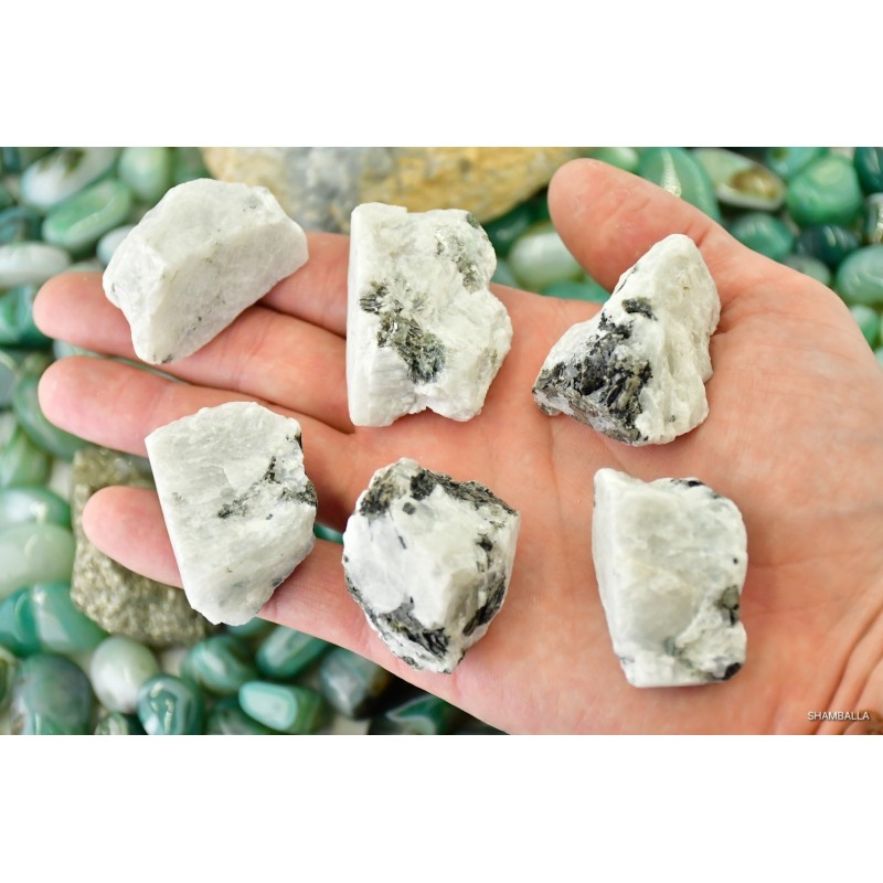Kamień księżycowy biały surowy 36 - 60 g - Kamienie naturalne - Sklep Shamballa