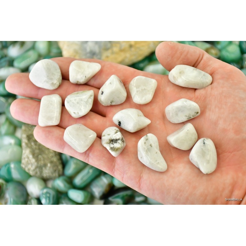 Kamień księżycowy biały szlifowany 3 - 12 g - Kamienie naturalne - Sklep Shamballa
