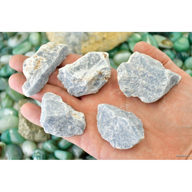 Angelit surowy 45 - 100 g - Kamienie naturalne - Sklep Shamballa