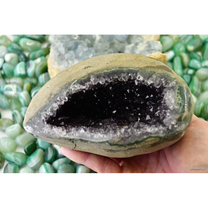 Ametyst geoda okaz 2,18 kg - Kamienie naturalne - Sklep Shamballa