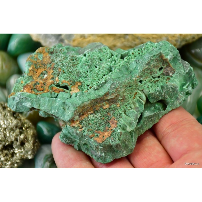 Malachit włóknisty okaz 288 g - Kamienie naturalne - Sklep Shamballa