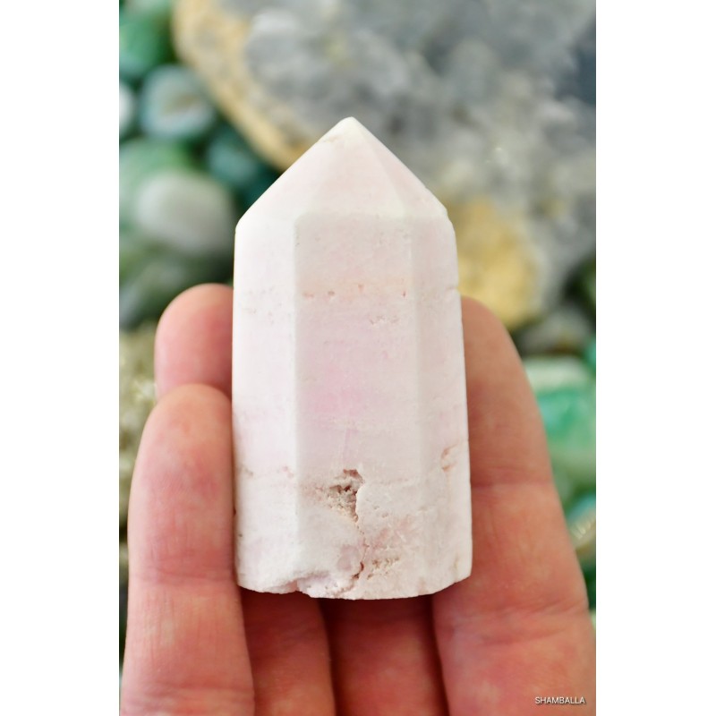 Różowy aragonit obelisk 104 g - Kamienie naturalne - Sklep Shamballa