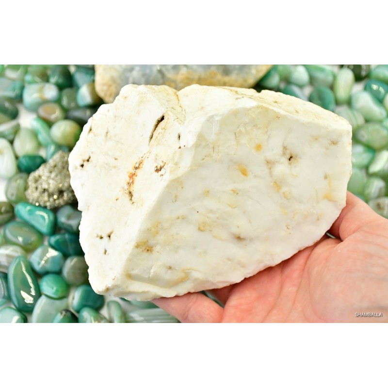 Biały onyks surowy okaz 1064 g - Kamienie naturalne - Sklep Shamballa