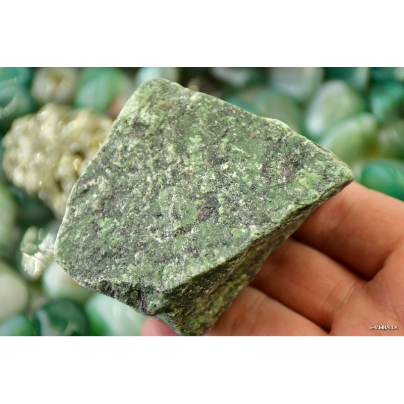 Rubin z zoisytem surowy okaz 329 g - Kamienie naturalne - Sklep Shamballa