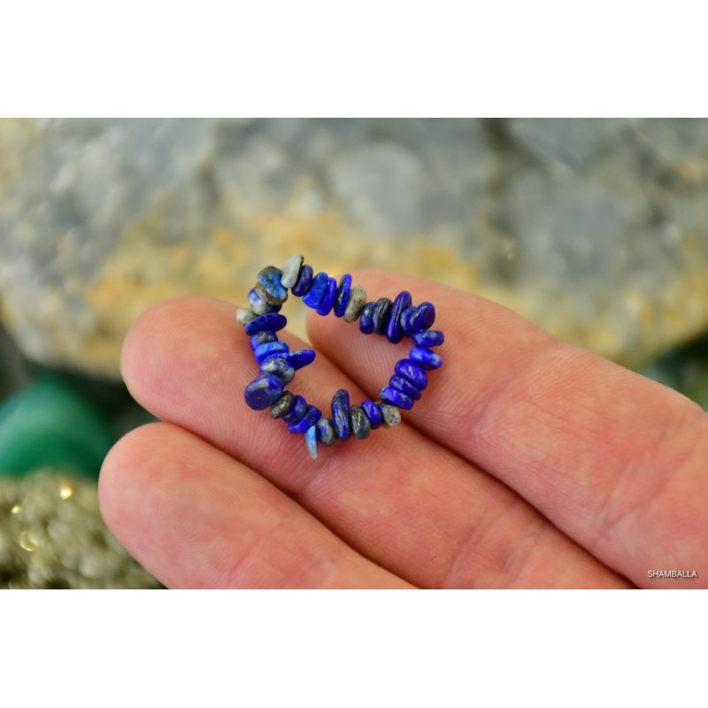Pierścionek lapis lazuli sieczka - Kamienie naturalne - Sklep Shamballa