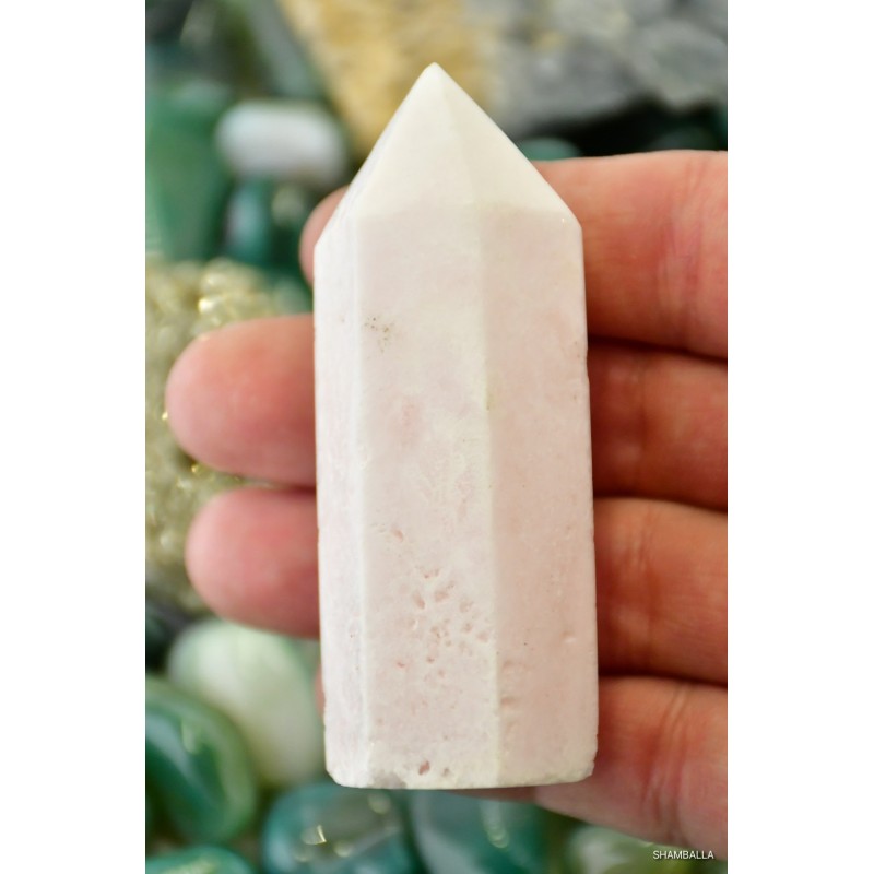 Różowy aragonit obelisk 99 g - Kamienie naturalne - Sklep Shamballa