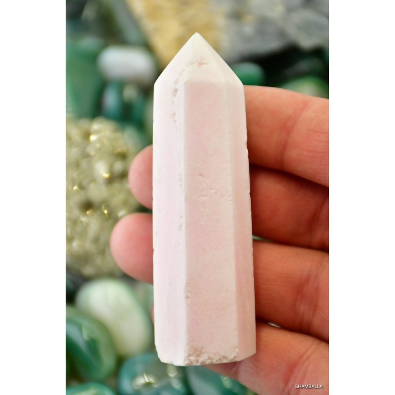 Różowy aragonit obelisk 65 g - Kamienie naturalne - Sklep Shamballa
