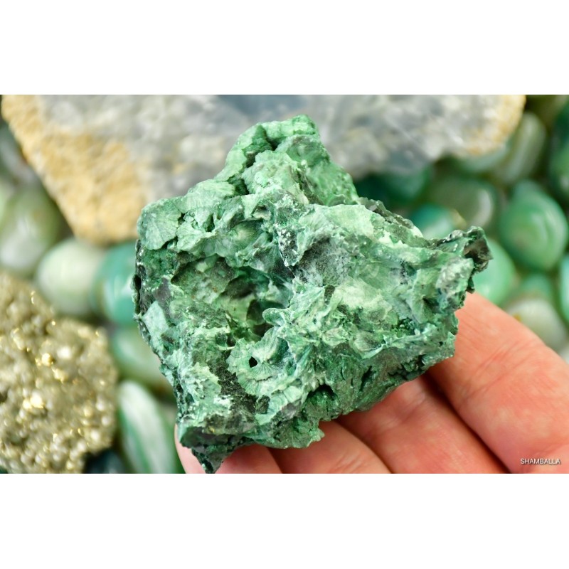 Malachit włóknisty okaz 202 g - Kamienie naturalne - Sklep Shamballa