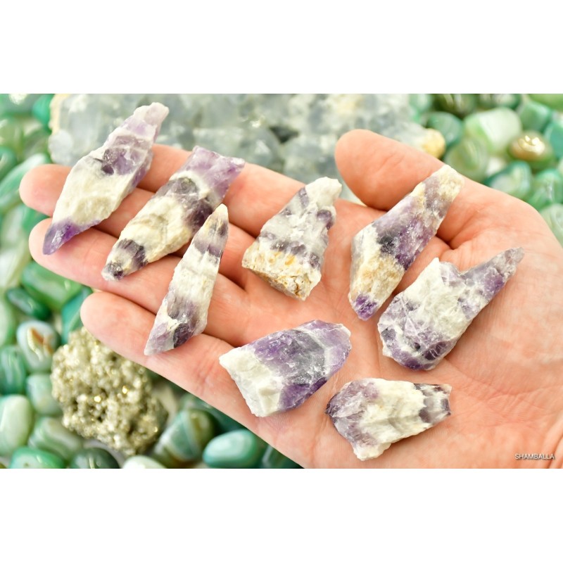 Ametyst chevron surowy 8 - 19 g - Kamienie naturalne - Sklep Shamballa