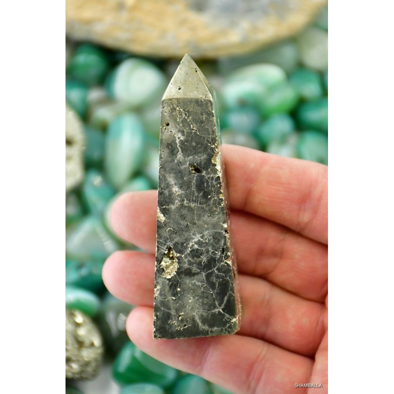 Piryt obelisk 169 g - Kamienie naturalne - Sklep Shamballa