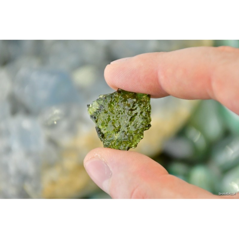 Mołdawit surowy - Tektyt 4,7 g - Kamienie naturalne - Sklep Shamballa