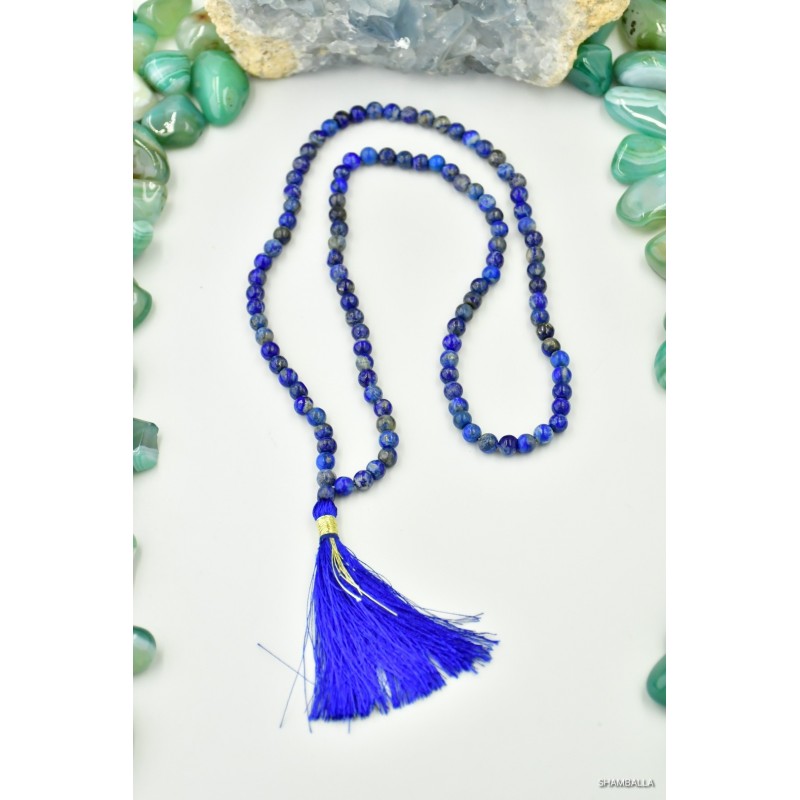Mala buddyjska z lapis lazuli - Kamienie naturalne - Sklep Shamballa