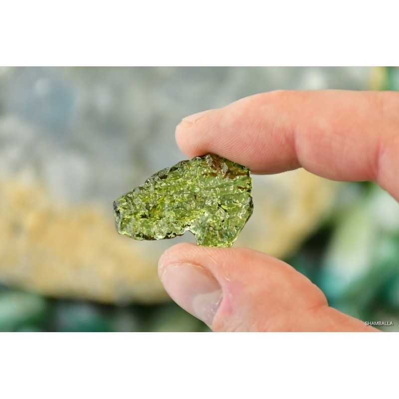 Mołdawit surowy - Tektyt 3,9 g - Kamienie naturalne - Sklep Shamballa