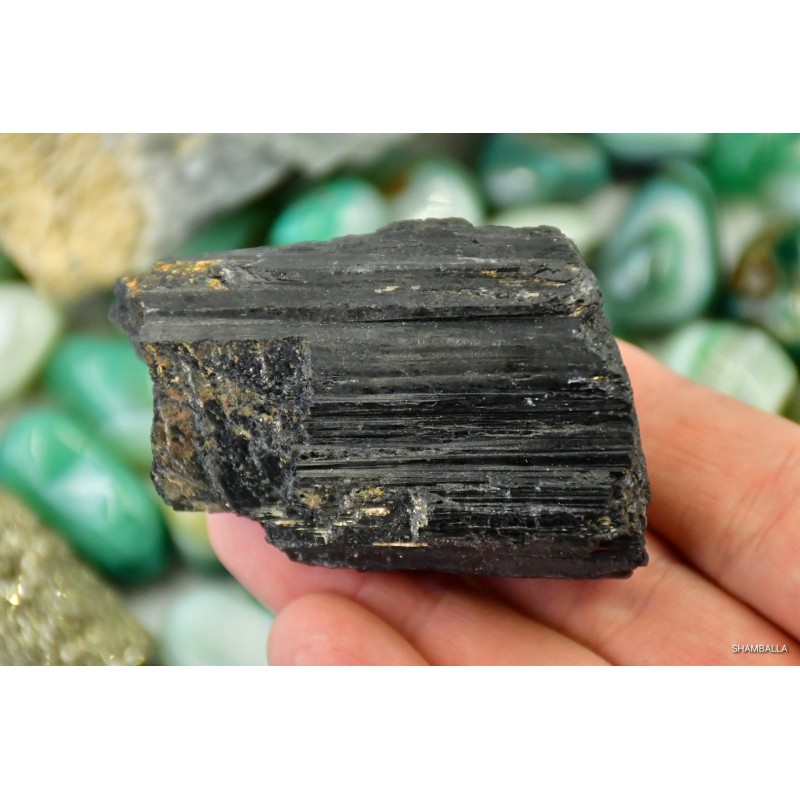 Czarny turmalin surowy okaz 146 g - Kamienie naturalne - Sklep Shamballa