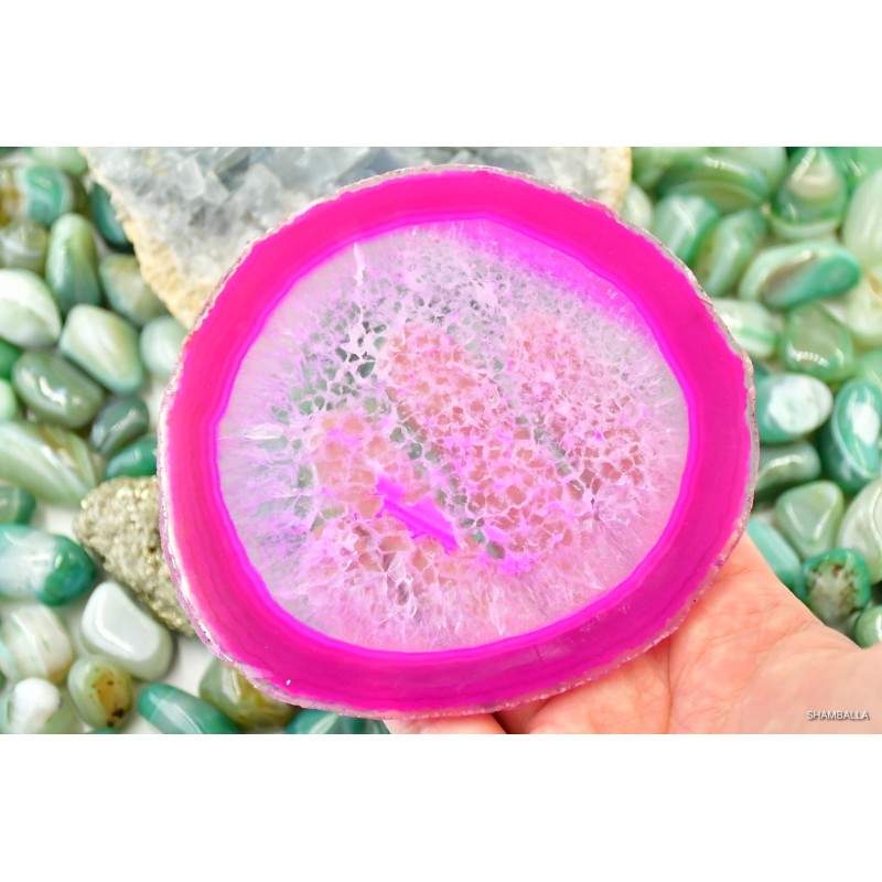 Plaster agatu różowego okaz 126 g - Kamienie naturalne - Sklep Shamballa