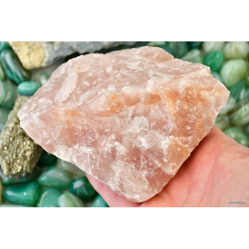 Kwarc różowy okaz 772 g - Kamienie naturalne - Sklep Shamballa