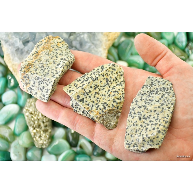 Jaspis Dalmatyńczyk surowy 60 - 150 g - Kamienie naturalne - Sklep Shamballa