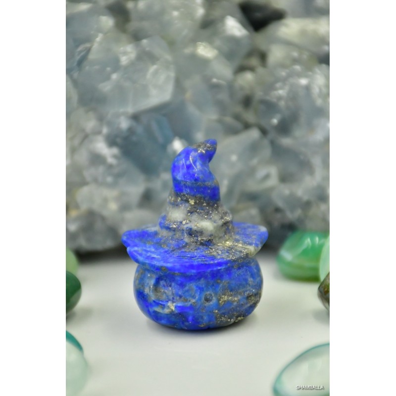 Lapis lazuli figurka w kształcie dyni, Halloween - Kamienie naturalne - Sklep Shamballa
