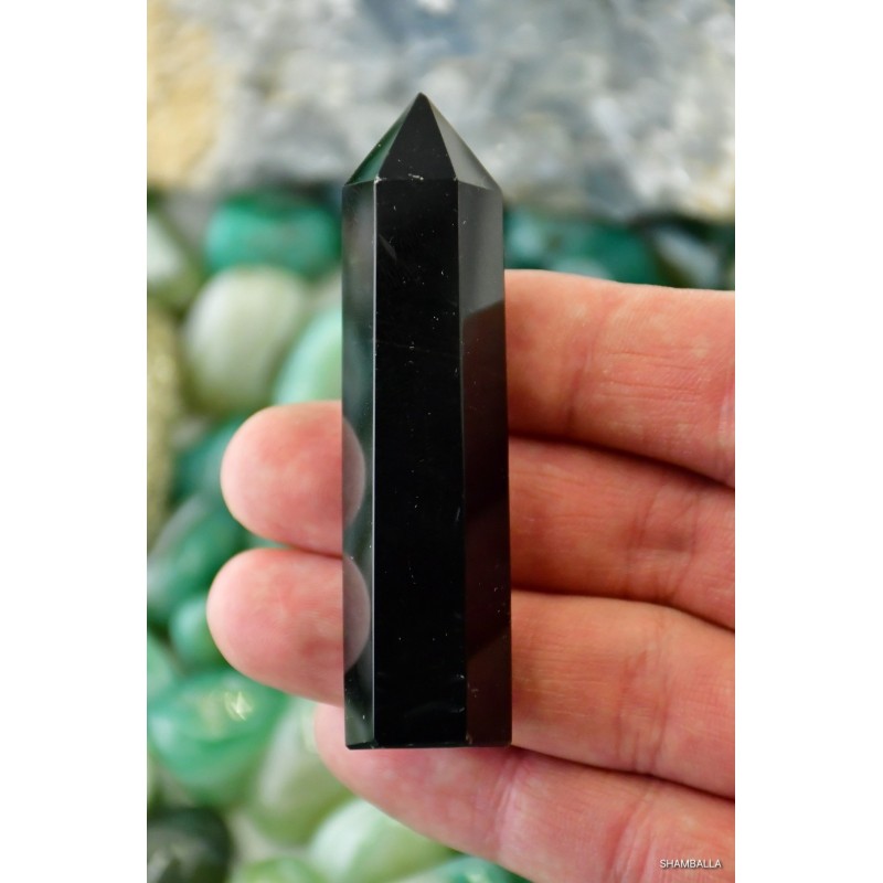 Obsydian czarny obelisk 38 g - Kamienie naturalne - Sklep Shamballa