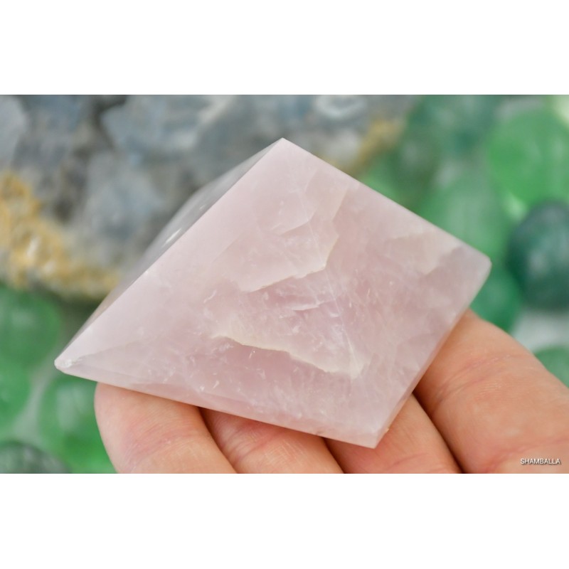 Kwarc różowy piramida 135,8 g - Kamienie naturalne - Sklep Shamballa
