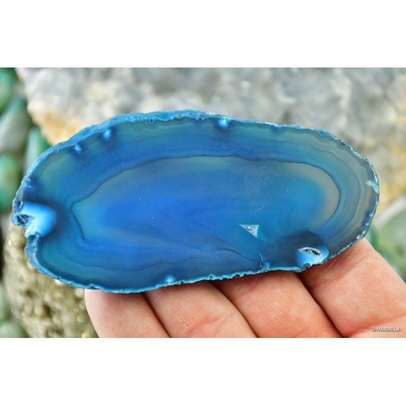 Plaster agatu niebieskiego okaz 55 g - Kamienie naturalne - Sklep Shamballa