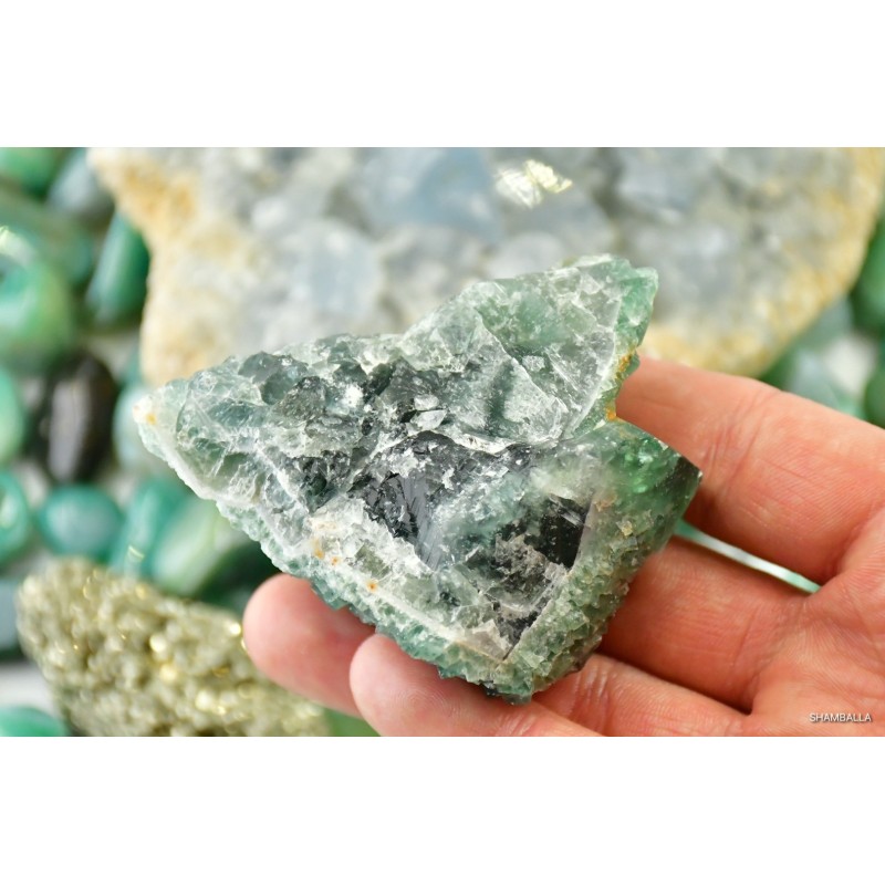 Fluoryt zielony surowy okaz 188 g - Kamienie naturalne - Sklep Shamballa