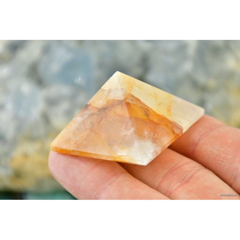 Hematoid kwarcu piramida 38 g - Kamienie naturalne - Sklep Shamballa