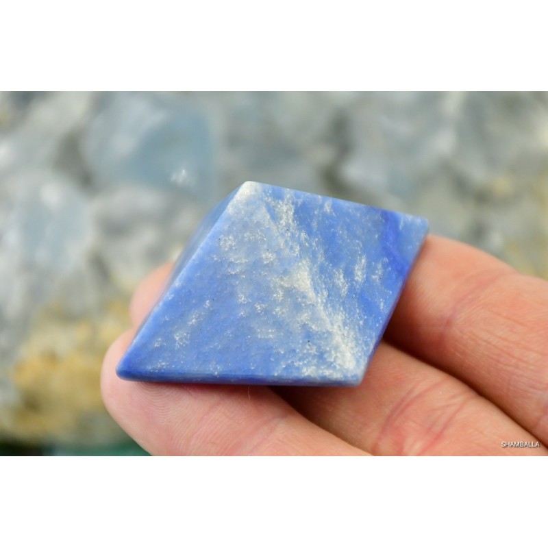 Kwarc niebieski piramida 33 g - Kamienie naturalne - Sklep Shamballa
