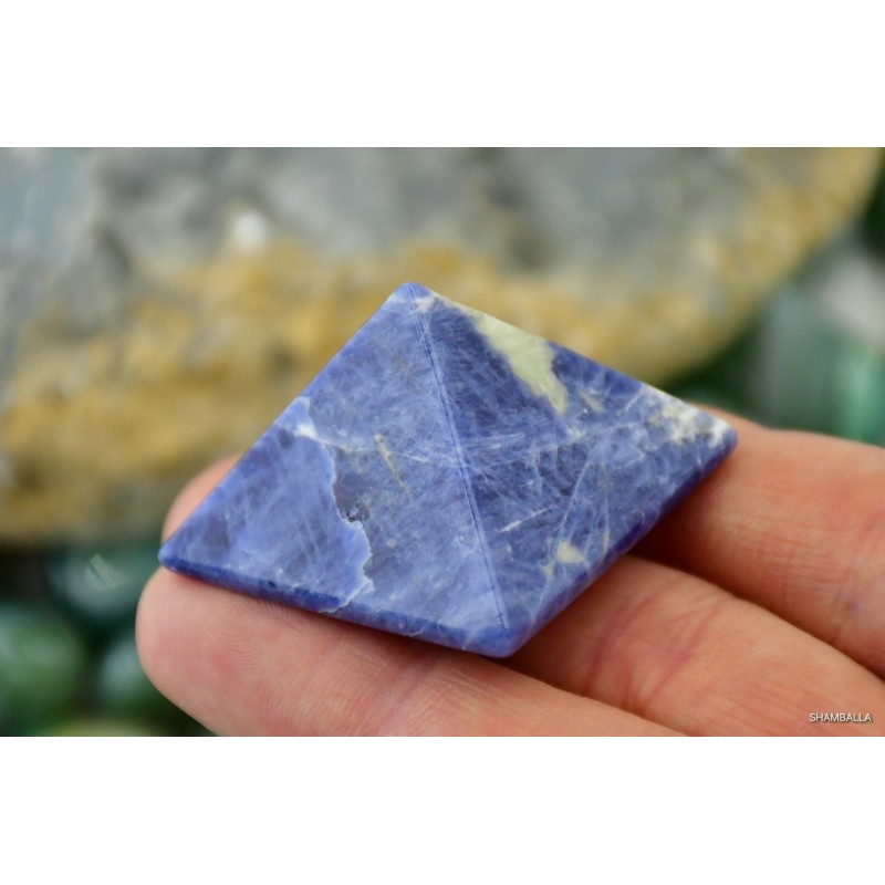 Sodalit piramida 36 g - Kamienie naturalne - Sklep Shamballa