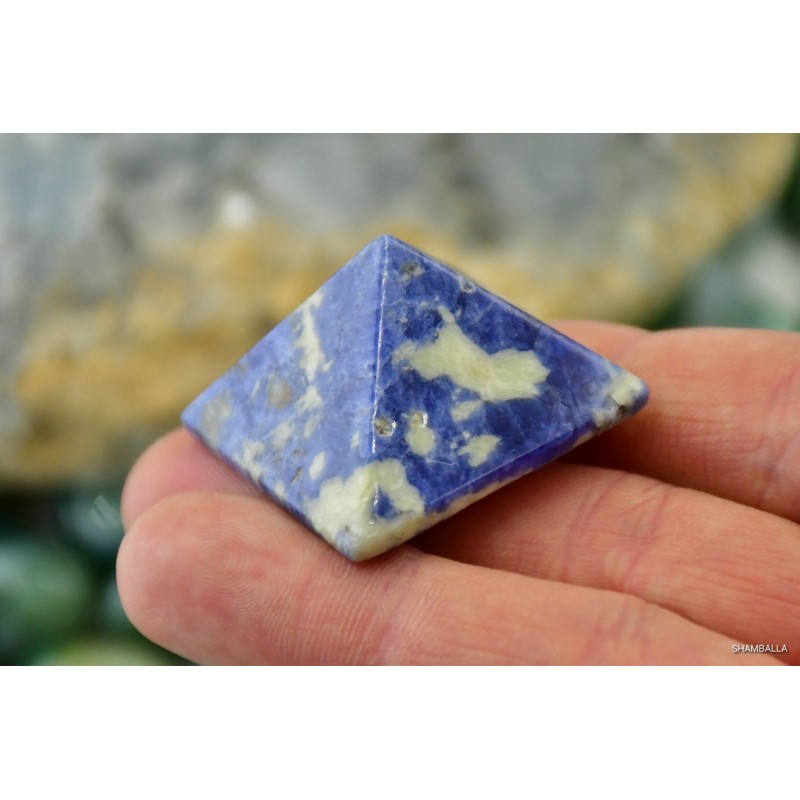 Sodalit piramida 29 g - Kamienie naturalne - Sklep Shamballa