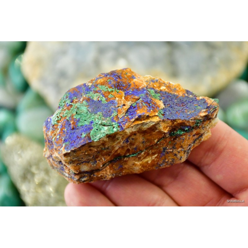 Azuryt z malachitem okaz - 95 g - Kamienie naturalne - Sklep Shamballa
