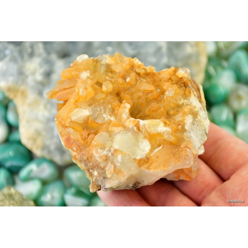 Kwarc mandarynkowy surowy okaz 312 g - Kamienie naturalne - Sklep Shamballa