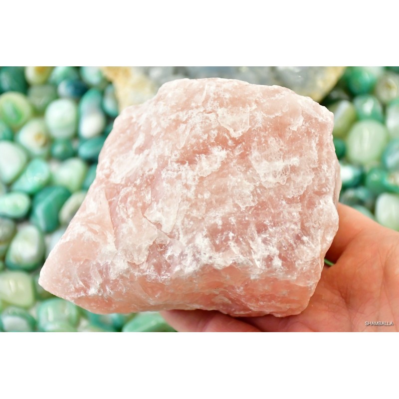 Kwarc różowy surowy okaz 962 g - Kamienie naturalne - Sklep Shamballa